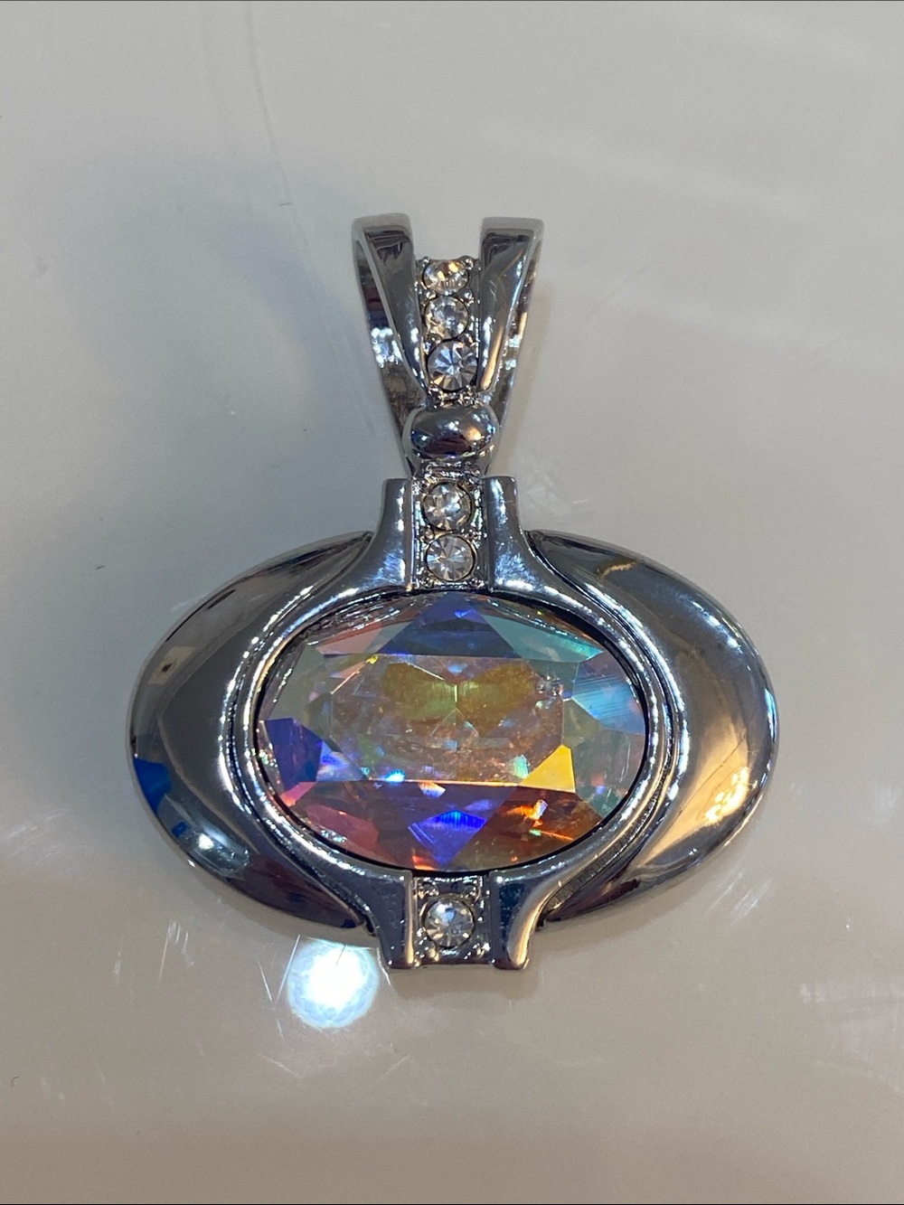 William Wang jewelry pendant Swarovski crystals - Picture 2 of 5